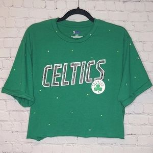 Boston Celtics Crop Tee